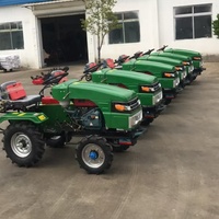 Mini-tracteur agricole diesel monocylindre 15 CV à quatre roues pour vergers et exploitations agricoles