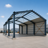 Structure en acier pour entrepôt