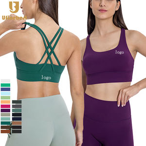 Nouveauté Haut de sport avec coussinets de poitrine Vêtements de <span class=keywords><strong>yoga</strong></span> Fitness Femmes Soutien-gorge de sport sexy - Product Image 3