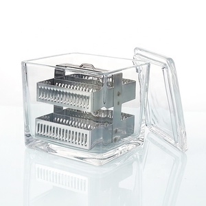 Estante de acero inoxidable para teñir preparaciones histológicas para microscopio, uso en laboratorio - Product Image 3