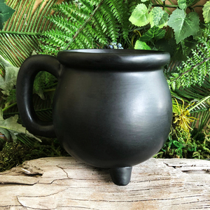 New factory custom black matte Halloween witches brew calderone cup ceramic beer calderone tazze da caffè - Product Image 3