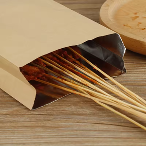 Sacchetti <span class=keywords><strong>per</strong></span> Alimenti da Asporto in Carta Kraft Marrone con Foglio di Alluminio Interno, Personalizzabili con Logo, Vendita all'Ingrosso - Product Image 6