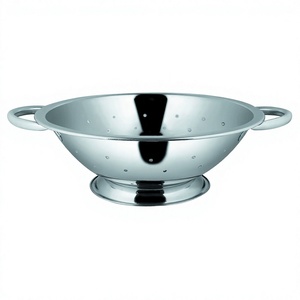 ตะแกรงสเตนเลสทรงสี่เหลี่ยมพับได้สำหรับผักผลไม้อุปกรณ์ในครัว - Product Image 1