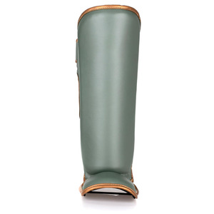High Quality Cow Hide Leather Shin Guard Custom Logo Leg Guards and Warmers Wholesale Leather Shin Guards Customized OEM Service - Product Image 2