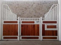 Équipement équestre européen Panneaux d'écurie pour box de chevaux élégants