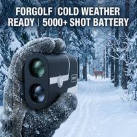 Télémètre laser de golf 1300 yards SH005 avec grossissement 7x, écran LCD transflectif, longue portée, pour la chasse, noir, sports de plein air