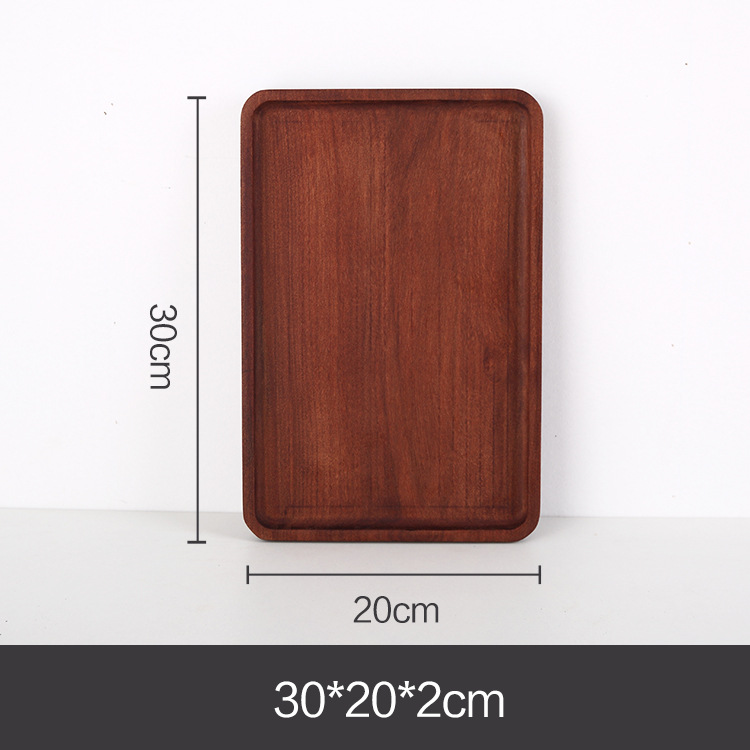 Sapele Square Plate 30*20*2cm