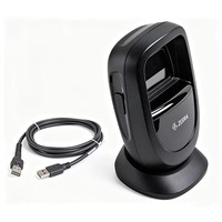 Escáner de Código de Barras 2D Zebra DS9308 Pixel Fijo, Económico, con Cable, Manos Libres, para Supermercados y Puntos de Venta