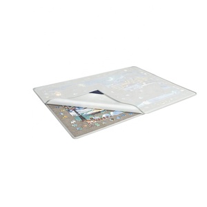 Jigsaw Puzzle Board with Puzzle Dust-Proof Cover Up to 1500 Pieces Portable Jigsaw Board Puzzle Mat for Storage