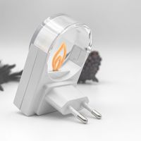 Veilleuse LED personnalisée OEM ODM à brancher, avec capteur de lumière, 2700k blanc chaud, économie d'énergie, pour prise murale, chambre d'enfant