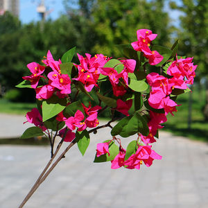 YOPIN-913 Gros <span class=keywords><strong>Arbre</strong></span> Fleur Artificielle Bougainvilliers <span class=keywords><strong>Fleurs</strong></span> Pour la Décoration Extérieure - Product Image 6