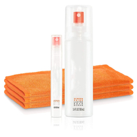 Formule naturelle personnalisée Kit de nettoyage d'écran d'ordinateur portable anti-poussière et nettoyage avec chiffon en microfibre