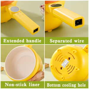 Nồi lẩu điện YUEDISI mới về, dung tích 2.2L, bếp điện <span class=keywords><strong>mini</strong></span> có lớp phủ chống dính, đa chức năng, tiện dụng khi đi du lịch - Product Image 5