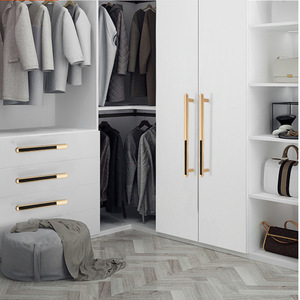 Furniture Handle Bar Gold Zinc Alloy Minimalist Drawer Cabinet <b>Door</b> Durable - Product Image 4