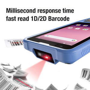 Hot bán 406 cầm tay Android PDA với NFC <span class=keywords><strong>1D</strong></span> 2D Máy Quét Mã Vạch dữ liệu Thiết bị đầu cuối gồ ghề ngành công nghiệp PDA - Product Image 3