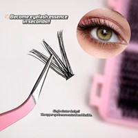 Kit de cils en grappes SHAQINUO 30D/40D/50D, cils individuels, extensions de cils DIY, faux cils naturels