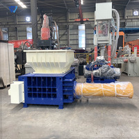 Compacteur horizontal automatique de haute qualité pour balles carrées, presse hydraulique pour ferraille, moteur en aluminium et acier inoxydable