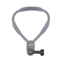 Accessoires pour caméra Telesin, support magnétique en forme de U pour le cou, silicone, pour caméra d'action Go Pro 13 // Insta360, mains libres