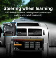Pemutar Multimedia mobil, 6.9 "Universal 1 Din tanpa kabel Android Auto Radio FM Stereo 1Din MP5 penerima kamera