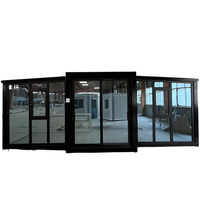 Maisons conteneurs extensibles de luxe personnalisées, panneaux sandwich en acier, usage extérieur, villa au design moderne, imperméable et isolée