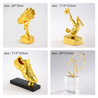 Trophées sportifs portables en cristal de haute qualité gravés au laser sur mesure pour événements multisports et cadeaux promotionnels