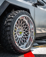 Nouvelles jantes multi-branches en alliage d'aluminium forgé, à profilage fluide, rainures polies, 18 à 30 pouces, 5x112, compatibles Audi, pour 4x4 tout-terrain personnalisées
