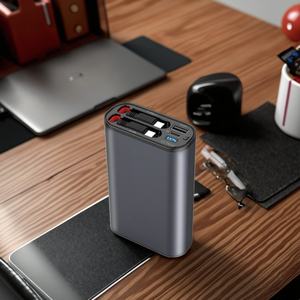 Nouvelle tendance : Station de charge portable 10000 mAh avec câbles intégrés, charge super rapide 22,5 W, logo personnalisé - Product Image 6