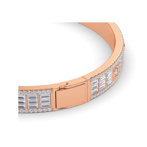 Bracelet de luxe en diamant de laboratoire de qualité supérieure, taille Radiant, unisexe, mettant en valeur un feu éblouissant, design contemporain, mode moderne - Product Image 3
