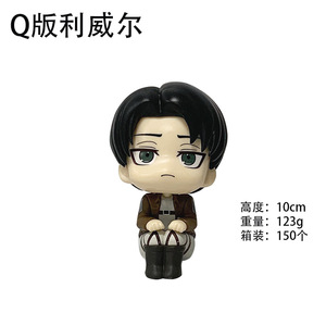 Figurine en PVC de 10 cm de l'anime <span class=keywords><strong>Shingeki</strong></span> <span class=keywords><strong>No</strong></span> <span class=keywords><strong>Kyojin</strong></span>, Eren à grosse tête, dessin animé - Product Image 3