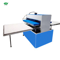 Machine d'impression par transfert de chaleur semi-automatique d'approvisionnement d'usine de 100*120cm, cylindre pneumatique, machine de presse de transfert de chaleur de T-shirt