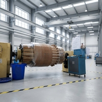 Garage industriel modulaire en structure acier WZH avec poutres en H solides, durée de vie de 50 ans