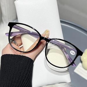 Elegantes gafas de lectura TR90 para mujer +2,50, protección contra la luz azul, lentes antideslumbrantes, óptica de resina YC1907 - Product Image 2