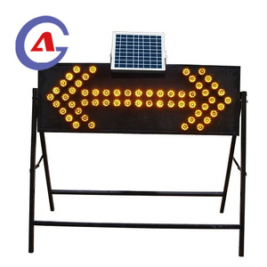 Biển Mũi Tên Đèn LED Nhấp Nháy Gắn Trên Xe Moóc Chạy Bằng Năng Lượng Mặt Trời Quản Lý Giao Thông Khu Công Trình Đường Bộ - Product Image 3