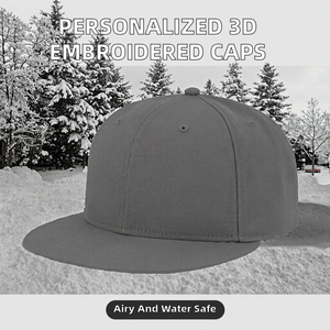 Casquette de baseball ajustée brodée en 3D personnalisée, casquette snapback, chapeau de sport, couvre-chef pour enfants, style basketball, design personnalisé - Product Image 2