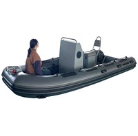 17ft Rhib 520 Aluminium RIB Hypalon/PVC Bateau Gonflable Avec Siège Jockey À Vendre