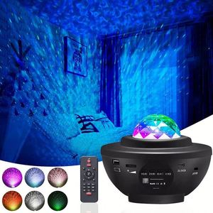 Modern Portable LED Projector for Kids' Bedrooms Starry Sky Night Music Space <b>Timer</b> ABS Crystal <b>Switch</b> Control USB Rechargeable - Product Image 1