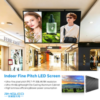 RMGLED Écran d'affichage mural vidéo intérieur P2.5 LED personnalisé 2.5mm Pixel Pitch LED Poster pour la publicité d'aéroport d'ascenseur d'événement