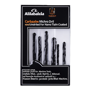 Carbide <b>Micro</b> Drill Nano Tialn Coated 4Xd Undrilled For <b>Machine</b> Tools - Product Image 2