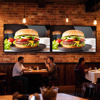 Écran LCD publicitaire de haute qualité 32 43 55 65 pouces pour affichage mural, idéal pour les centres commerciaux, les restaurants et les hôtels
