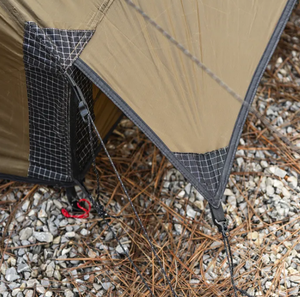 Tienda de Campaña Familiar Tipo Túnel para Acampar al Aire Libre, Impermeable, de Nailon, para las Cuatro Estaciones, con Orificio para Estufa - Product Image 6