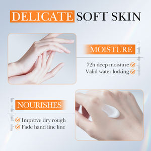 ครีมทามือสูตรไวท์เทนนิ่งจากเมือกหอยทาก SADOER ผลิตแบบ OEM สำหรับแบรนด์ส่วนตัว ชุดครีมทามือขนาดเล็ก ซึมซาบเร็ว บำรุงผิวแห้งแตก - Product Image 3