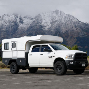 Manley 8ft F150 Best Slide Truck Camper Léger 8 Foot Long Bed Pop up Low Profile Fold up pour le camping en plein air tout-terrain - Product Image 1