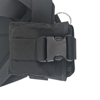 Aile de beignet BCD de plongée la plus vendue pour double cylindre de réservoir de plongée