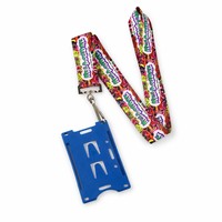 Sangle de lanière par sublimation en ruban de 1,7 mm d'épaisseur, rouleau de 16 mm, blanc Atlas vierge pour porte-badge et porte-clés
