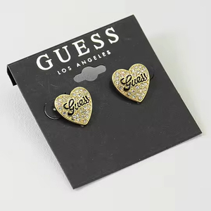 <span class=keywords><strong>Orecchini</strong></span> a Perno All'Ingrosso con Cuore e Punto Interrogativo in Cristallo Gioielli di Design di Marca alla Moda <span class=keywords><strong>Orecchini</strong></span> Lettera Guess a <span class=keywords><strong>Triangolo</strong></span> per Feste - Product Image 1