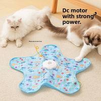 Jouet pour chat en polyester de luxe, souple, automatique, jeu de cache-cache, résistant aux morsures, jeu interactif de puzzle
