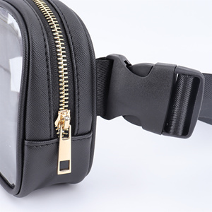 Summer Hot Sale Custom Transparent Waterproof PVC Fashion Letter Waist Bag Square Clear Fanny Pack Zipper Portable Travel - Product Image 4