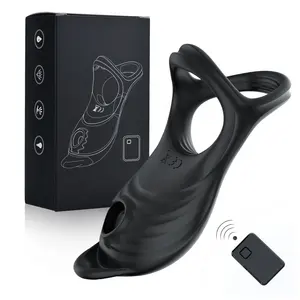 Extensions Adjustable Silicone Penis Ring With Hanger Heavy Metal
