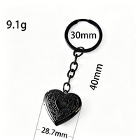 Porte-clés en acier inoxydable Ywyougang en forme de cœur, plaqué multicolore, pendentif personnalisable, breloque pour sac femme, cadeau
