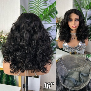 วิกผมลอนใหญ่แบบหลวมๆ  5*5  แบบไม่ต้องใช้กาว  วิกผมแท้จากโรงงาน  ราคาโรงงาน - Product Image 2